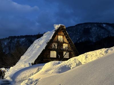 真冬の白川郷へ　1泊２日の旅
