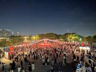 2025年8月29日、横浜臨港パークにて「みなとみらい大盆踊り(8月29日~30日)を観光