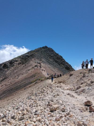 乗鞍岳と松本市街
