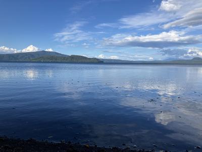 2025年　北海道・道東ドライブ2. 屈斜路湖　またまた、どんより曇り、ちょっぴり晴れ