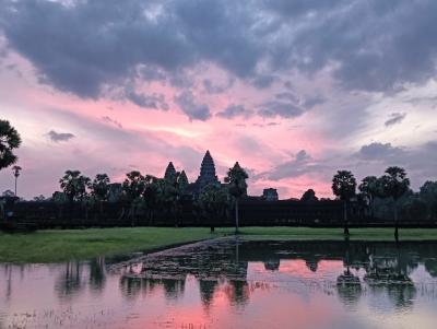 円安でも楽しみたい　タイ～アンコールワット　その４　夜明けのアンコールワット