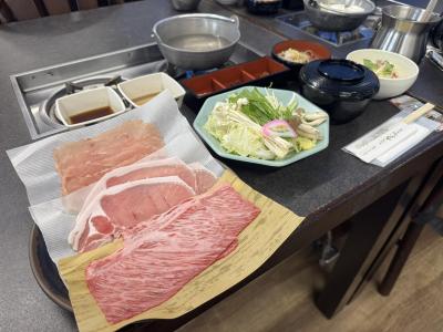 ビアンデさくら亭で夕食後ホテルルートイン駒ヶ根インターに宿泊してロープウエイで千畳敷カールを目指す