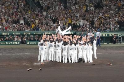 阪神タイガース優勝!! 胴上げ試合を観ることができました〔優勝トロフィーなど追加〕(2025年9月)