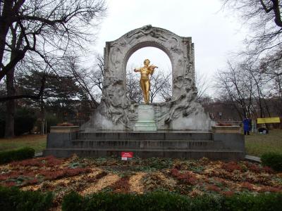 2023年オーストリア＆ドイツのX’masマーケット【１０３】市立公園＆カフェ・ザッハー