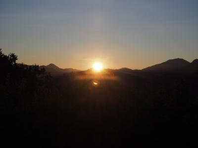 阿里山で日の出鑑賞列車に乗る　４日目その１