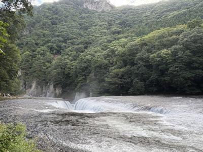 ゆめやど(ベルーナ)予約ホテル開拓 老神温泉吟松亭あわしま + 古墳と吹割の滝など