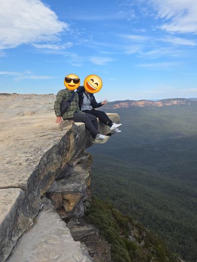 シドニーからのDay Trip! 　ブルーマウンテンズ。　リンカーンズロック（キングステーブル）に行って良かった！