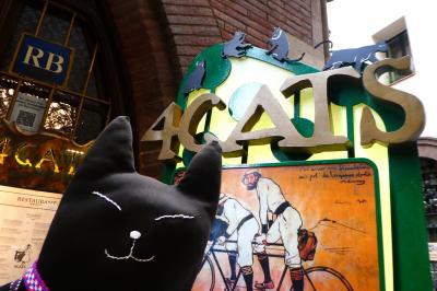 #3アールヌーボー探し2025年早春~「4匹の猫」は黒猫なかま~