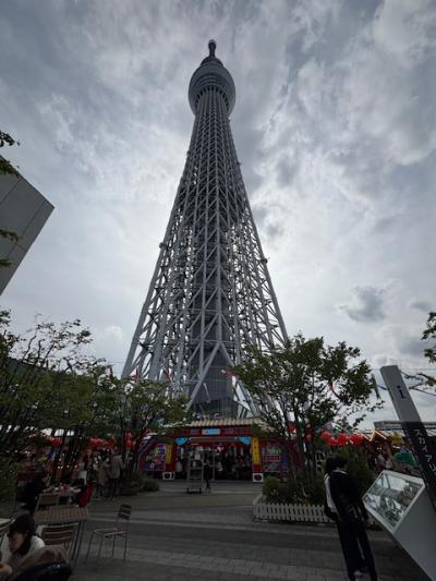 2025年GWはスカイツリー台湾フェスとマンホールカード集めに行ったよ。