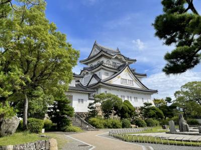 岸和田城へ