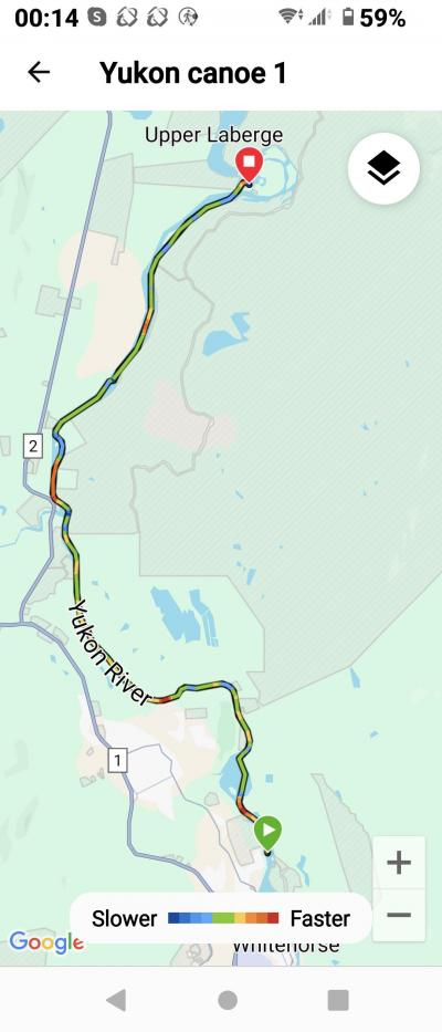 夫婦二人だけのカヌーでユーコン川下り10日間 1