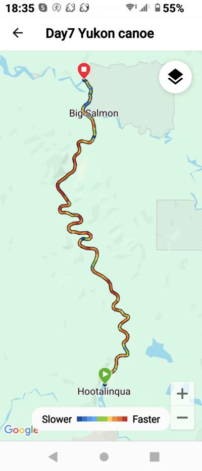 夫婦二人だけのカヌーでユーコン川下り10日間 8