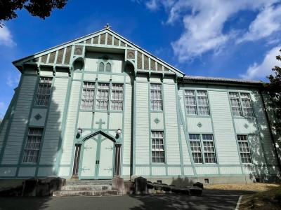 近代建築めぐり 織都 桐生（後編）旧桐生高等染織学校本館・講堂・日本基督教団桐生教会教会堂