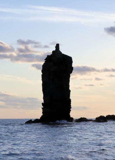 JAL直行便で隠岐の旅・・奇跡の絶景・ローソク島を遊覧し、隠岐プラザホテルに宿泊します。