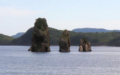 JAL直行便で隠岐の旅・・島後から島前へフェリーで移動、赤尾展望所・摩天崖展望所を訪ねます。