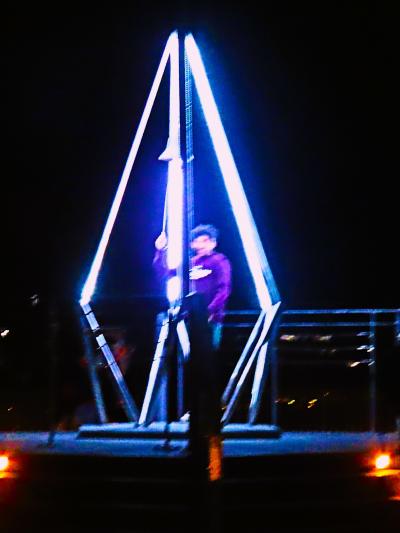 札幌爽秋-2 藻岩山 北海道三大夜景の一 ロープウエイ&もーりすカーで ☆山頂‐冷気の風