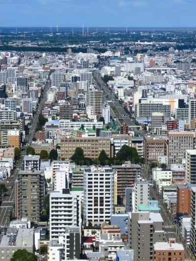 札幌爽秋10 JRタワー展望室 T38 Cafe/Toilet ☆札幌駅~新千歳空港*JAL518便~羽田へ