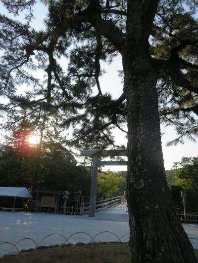 伊勢神宮に早朝参り