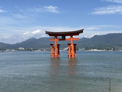 横浜DeNAベイスターズの応援で広島へ。⑫広島最終日は平和公園から船で宮島へ。厳島神社に参拝。