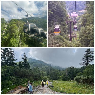 真夏の北信へ。②志賀高原で、ゴールデンラインの3つのゴンドラに乗る！！