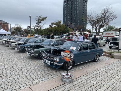 3泊4日で食べ歩き&クラッシクカーのイベントに帰りに尼崎寄り道