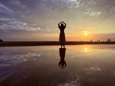 初香川上陸でうどん食べてウユニ塩湖もどきで映え写真撮ってアートも感じに行く旅