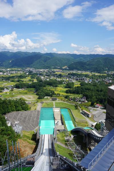 初秋を楽しむ新潟・長野を巡る家族旅　2025　(後編）白馬・オリンピックジャンプ台、青木湖　　  マリオット軽井沢泊