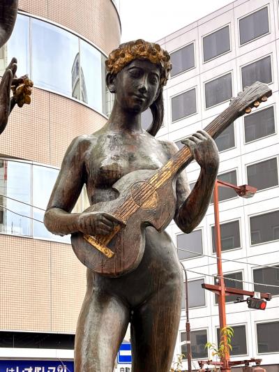 熊谷をちょっと散策1/2星川彫刻プロムナードを歩く