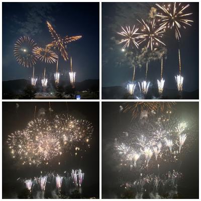 酷暑の都会から避難！②上田の花火大会へ！