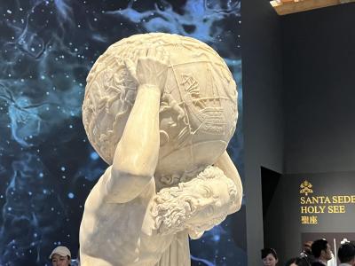 大阪関西・万博 12回目 夏パス最後の日。妻と一緒にイタリアパビリオンに並びます。私は2度目のイタリア(2025年8月)