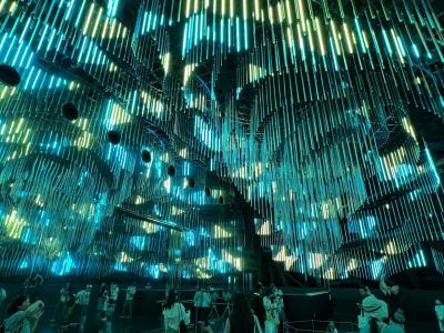 大阪関西・万博　13回目　初めての電力館、２度目のアメリカ館、３度目の「アオと夜の虹のパレード」（2025年９月）