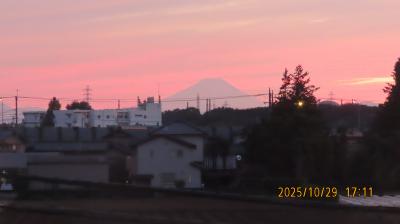 素晴らしかった夕焼け富士