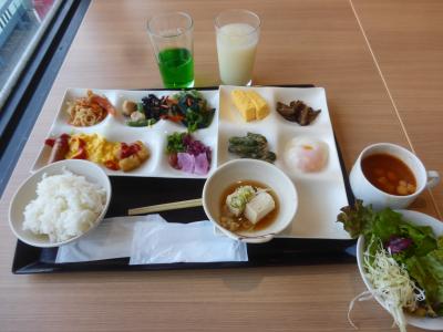 「大江戸温泉物語 別府清風」宿泊翌日ビュッフェ朝食＆山側の眺望編【１泊２食付き別府格安温泉ホテル宿泊１泊旅】