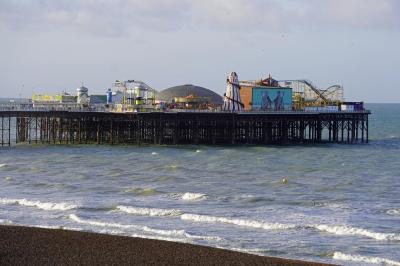 リーガル・プリンセス英国周遊とイギリス南部3週間の旅（48）早朝のブライトンの街歩きで36年前の旅のことを思い出す。