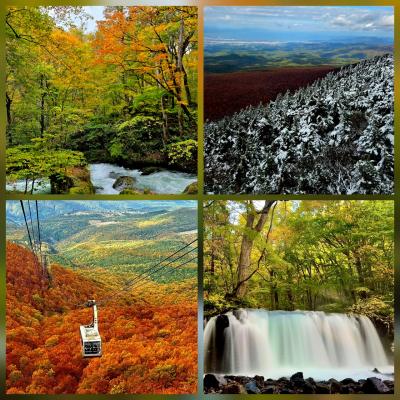 初めまして、青森(^.^)錦秋の八甲田ロープウェイ、奥入瀬渓流、十和田湖編