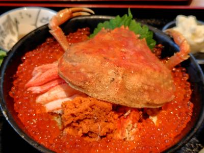 1年待ちました。香箱ガニの贅沢丼！