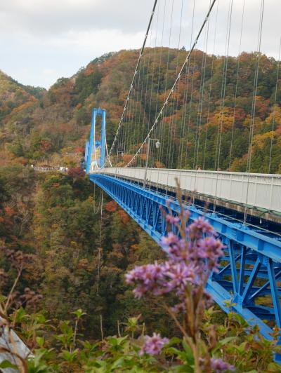 紅葉の吊り橋