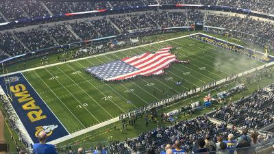 第4日　米西海岸2週間、SofiスタジアムでNFL観戦、グリフィス天文台、コマースカジノ