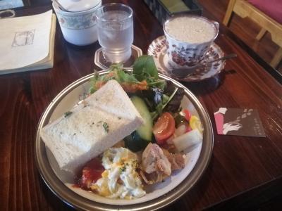 ’２５　茨城マンホールカード旅１　筑西市～結城市（喫茶カヂノキのモーニング）