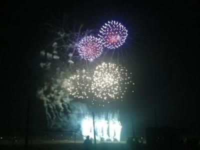 ’２５　茨城マンホールカード旅３　羽黒花火まつりを見に行く