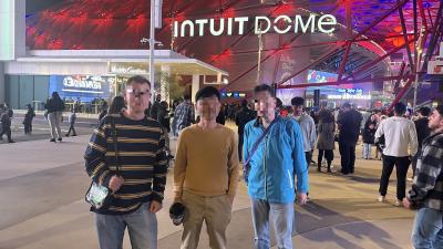 第5日 米西海岸2週間、IntuitドームでNBA観戦、ザ・ガーデンズカジノ、お買い物