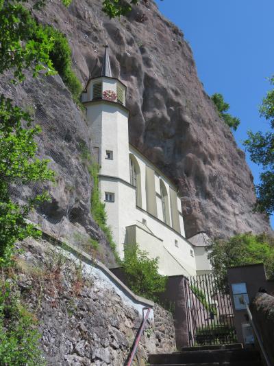 心の安らぎ旅行（2025年もドイツへ！18日目♪Idar-Oberstein 岩崖の教会(^^)/Part152)