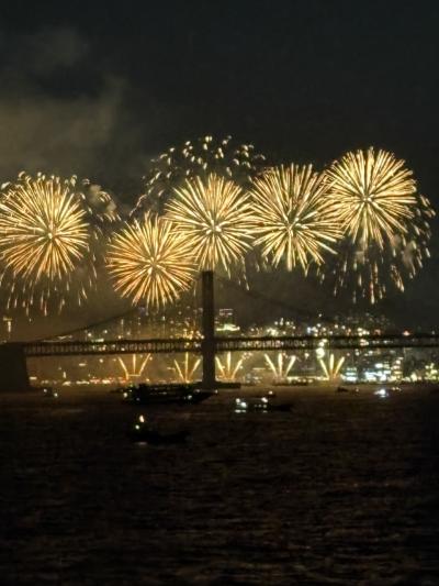 カメリアラインで観る釜山国際花火祭り