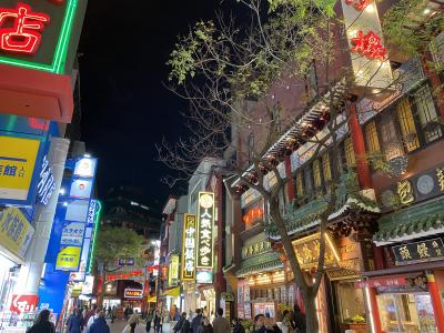 2025年11月　仕事帰りに中華街を横切る