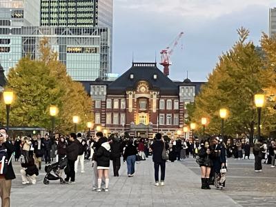 東京日帰り散歩&#128062;   築地 ～ ナイルレストラン ～ 日比谷公園 ～ ニッポン放送 ～ 丸の内仲通りのイルミネーション