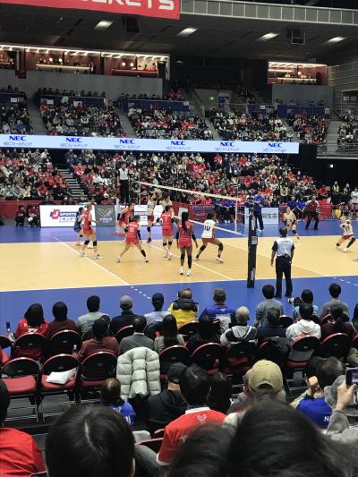 等々力アリーナでSVリーグ観戦