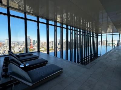 『フェアモント東京』宿泊記④東京タワーを眺めながら入れるジェットバス付きプール、サウナ、ジム、スパのある【フェアモントスパ】で癒しタイム♪