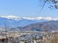 長峰山からの北アルプスの絶景　　(長峰荘コテージ泊)