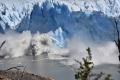 "秘境パタゴニアの山旅と南米(極)の船旅"【夢実現の旅】『氷河先端部氷柱(氷塊)崩落確と見た!!』(ペリト・モレノ氷河編) (NO1)