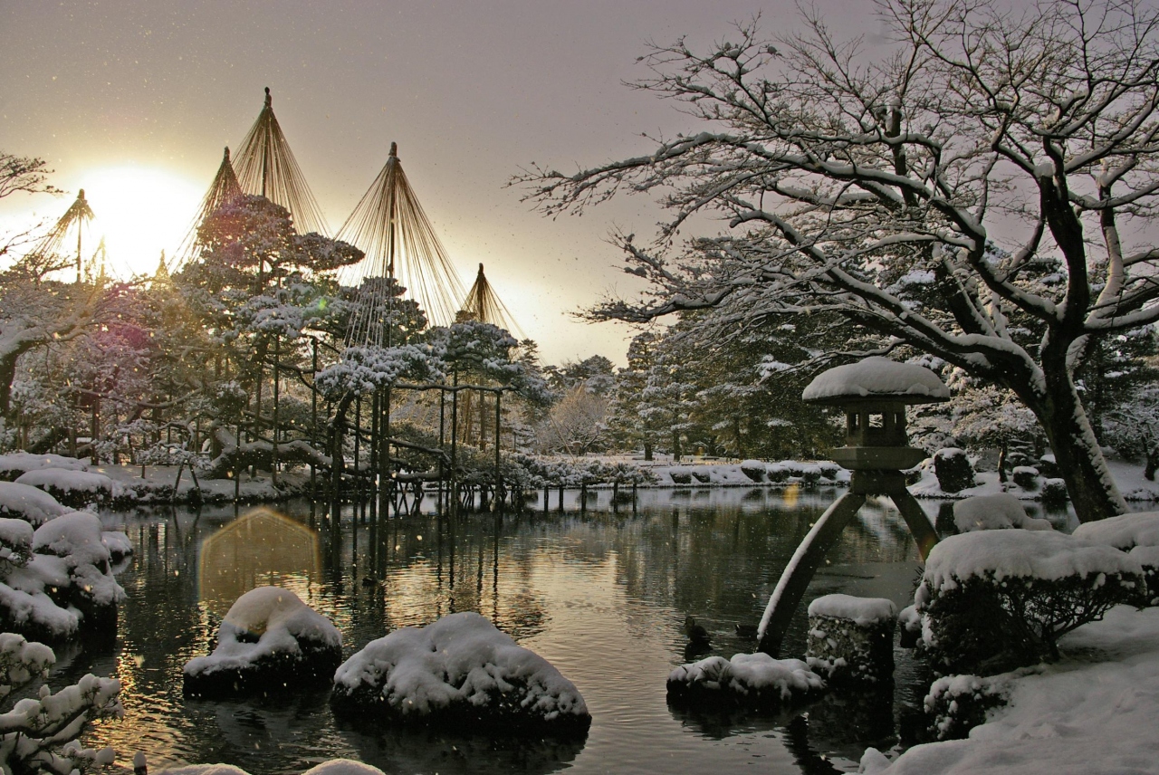 兼六園の雪景色 金沢 石川県 の旅行記 ブログ By ぬいぬいさん フォートラベル
